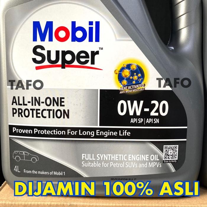 Oli Mobil Super 0W-20 Full Sintetik / Oli Mobil Super 0W 20 Berkualitas