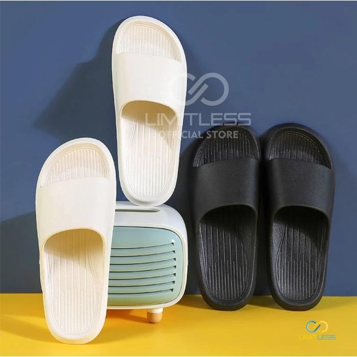 Super Sandal Polos Pria Sandal Slop Cowok Premium Sendal Pria Polos Selop