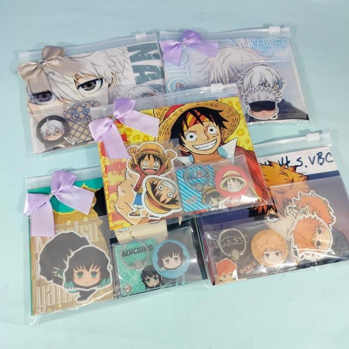 4psy- Hampers Aesthetic Anime - Hampers Lebaran - Gift Idul Fitri - Kado Lucu Anime - Thr