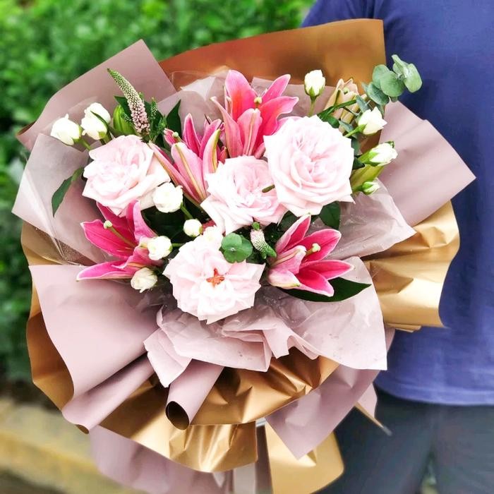 Ecer Kertas Buket Kertas Bunga Kertas Buket Bunga Flower Wrapping Kertas Florist Flower Wrapping