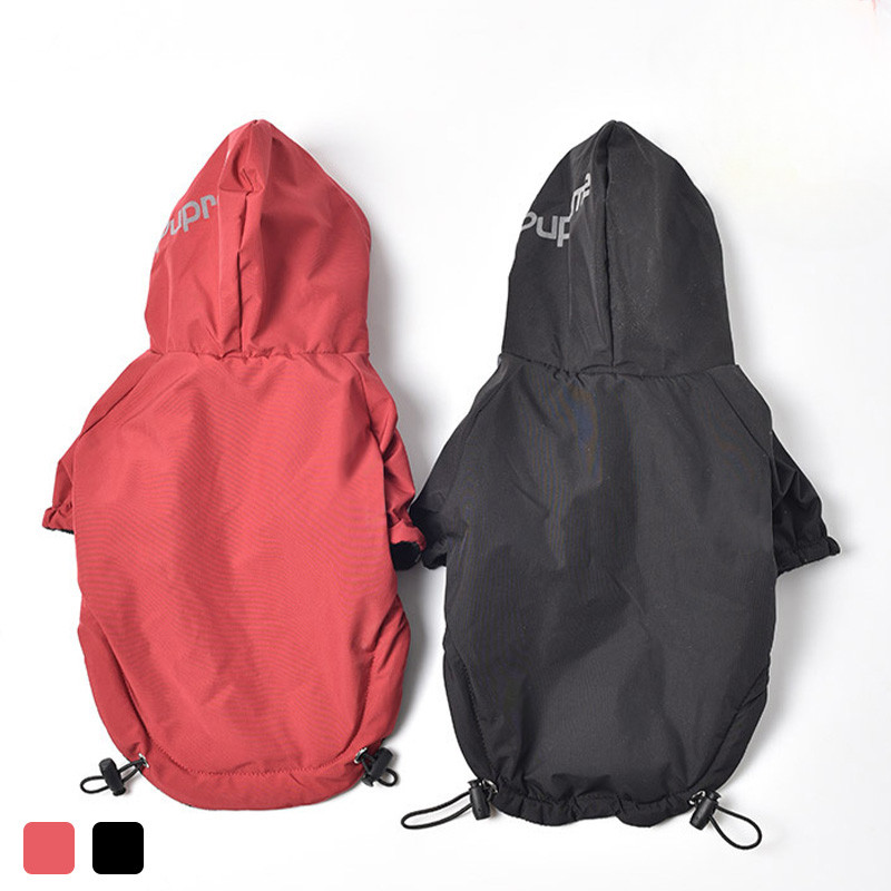 Autumn Winter Pet Dog Waterproof Warm Coat Cotton Hooded Jacket The Dog Face Small Dogs Cat Reflecti