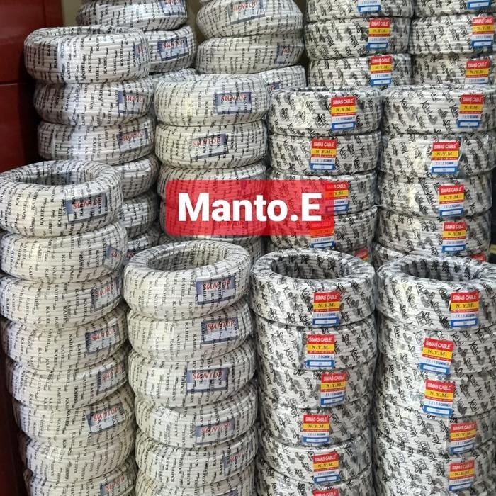 KABEL LISTRIK TUNGGAL KAWAT 2X1.5 50 METER