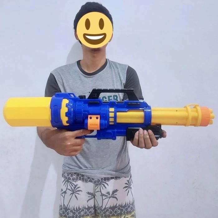 MAINAN PISTOL AIR ANAK BESAR - TEMBAK TEMBAKAN WATER GUN EDUKASI