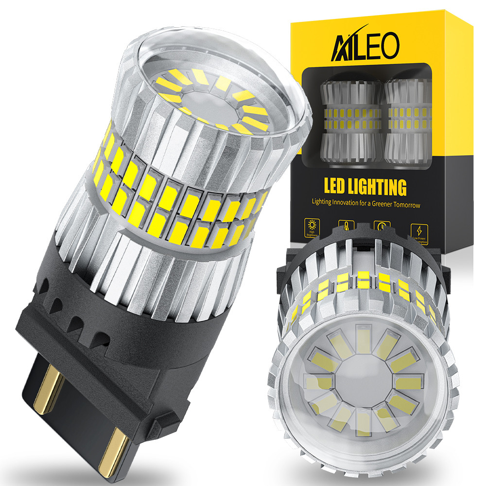 AILEO 2Pcs Reverse Lights Canbus 3156 P27W T25 3157 P27/7W LED Bulb