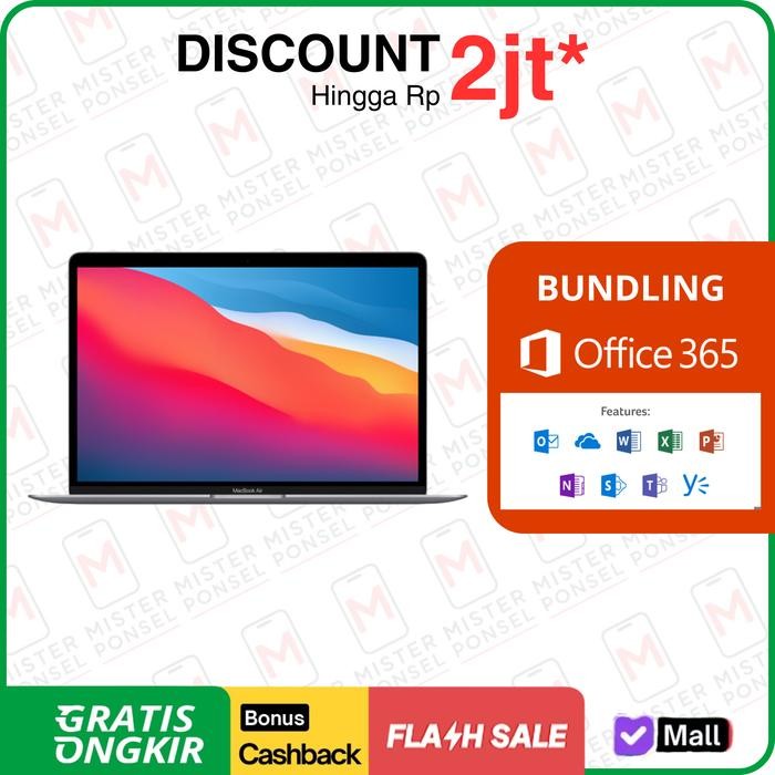 o1py- Macbook Air M1 2020 13" Inch 512Gb Bnib Ibox 256Gb Grey Silver Gold