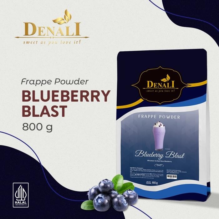 BUBUK MINUMAN DENALI RASA BLUEBERRY POWDER