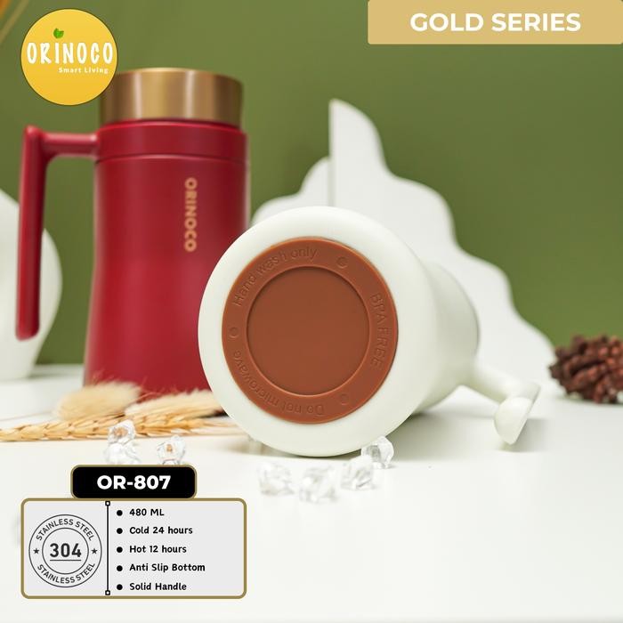 egk6- Orinoco Mug Gelas Stainless Tahan Panas & Dingin 480 Ml Mug Tumbler Vacuum Flask