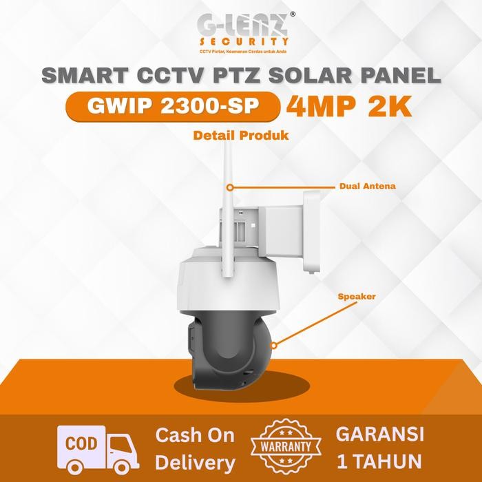 27vr- Glenz Cctv Outdoor Sim Card 4G Gwip 2300 - Sp 4Mp Camera Smart Cctv Ptz Full Color