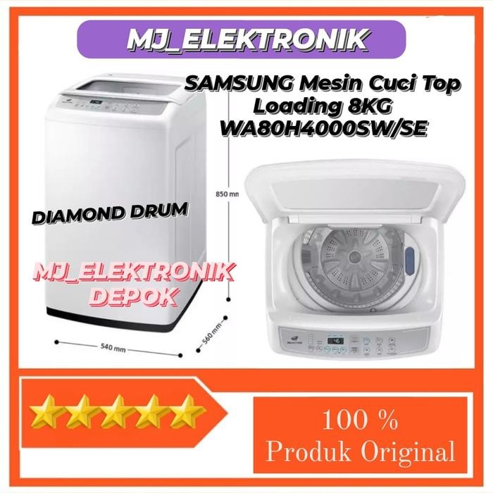 mesin cuci samsung 1 tabung 8kg wobble