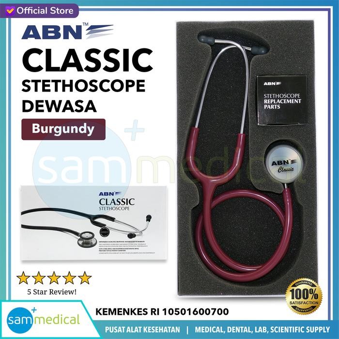 gktu- Abn Classic Stethoscope Adult / Stetoskop Dewasa / Stetoskop Klasik Dewasa