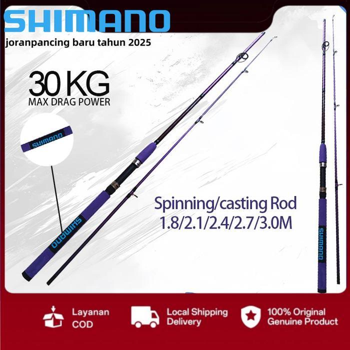 2025 Shimano Pule Series New Fishing Rod Spinning Casting Rods Mh Power Casting Rod Bc Cruzar Series