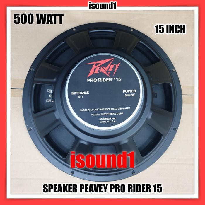 SPEAKER PEAVEY 15 INCH PRO RIDER 15 FULL RANGE 500 WATT