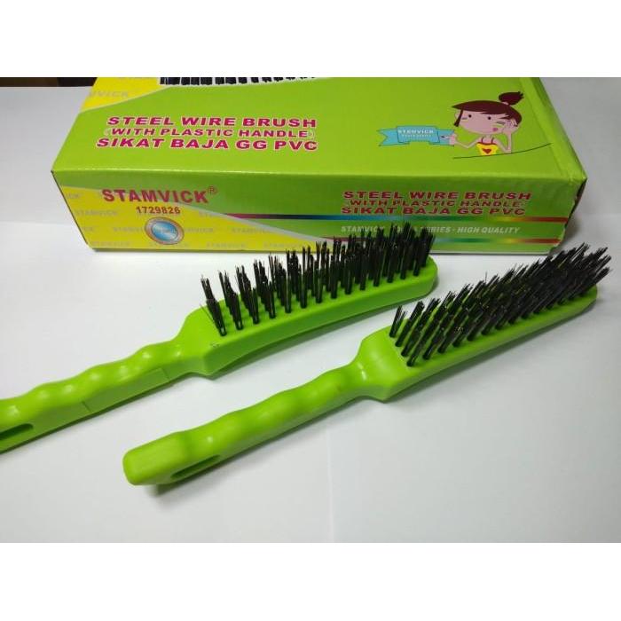 STAMVICK SIKAT KAWAT BAJA HITAM / SIKAT BESI / SIKAT BAJA