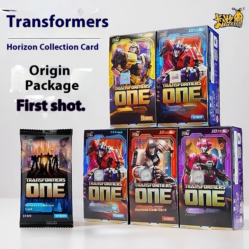 New Kayou Transformers Card Horizon Collection Card Origin Pack Collection Card One Box Anime
