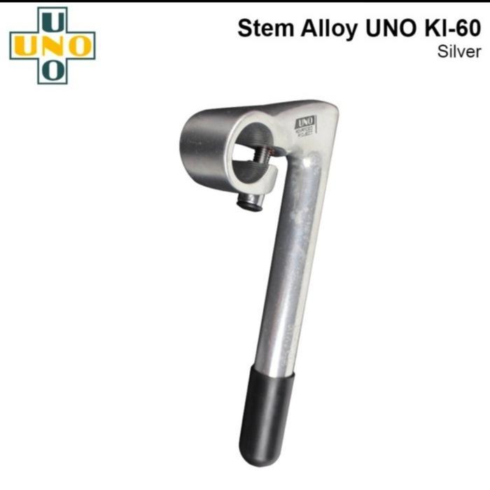 Baru Stem Bango Uno Silver 22.2 Alloy Quil Stem Alloy Kl 60 Kl 80