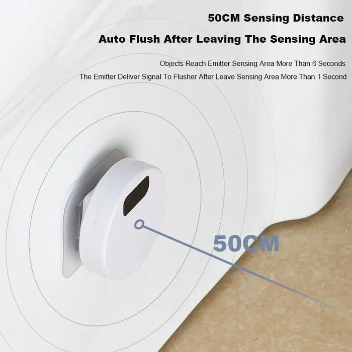 Ready Flush Smart Sensor Toilet/Automatik Butang Indukti Toilet Flush/Flush Smart Toilet/Alat Sensor