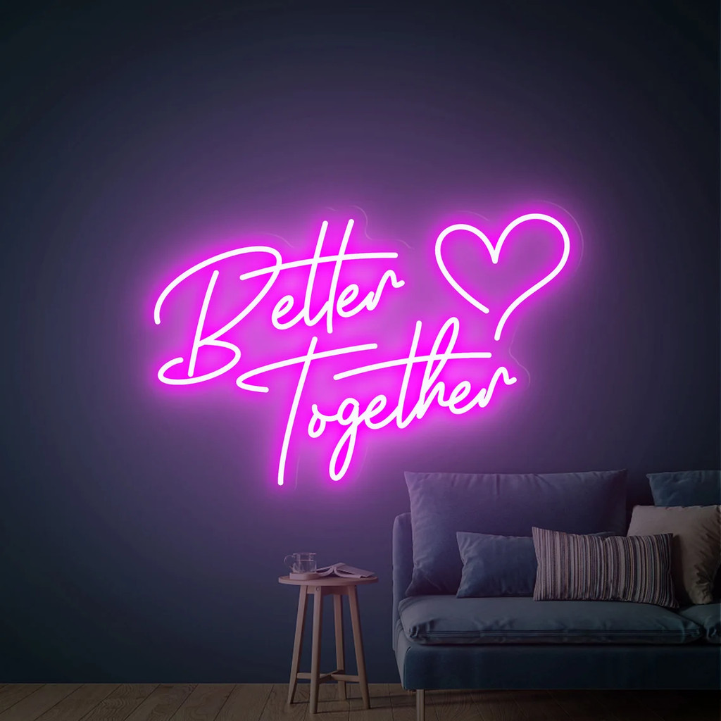 Better Neon Sign Wedding Neon Sign Wedding Backdrop Decor Engagement Wedding Decor Bedroom Home