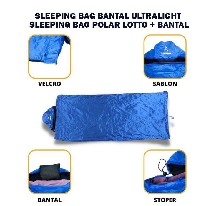 AIMPRO Sleeping Bag Polar Bantal UL / Sleeping Bag Bantal Ultralight
