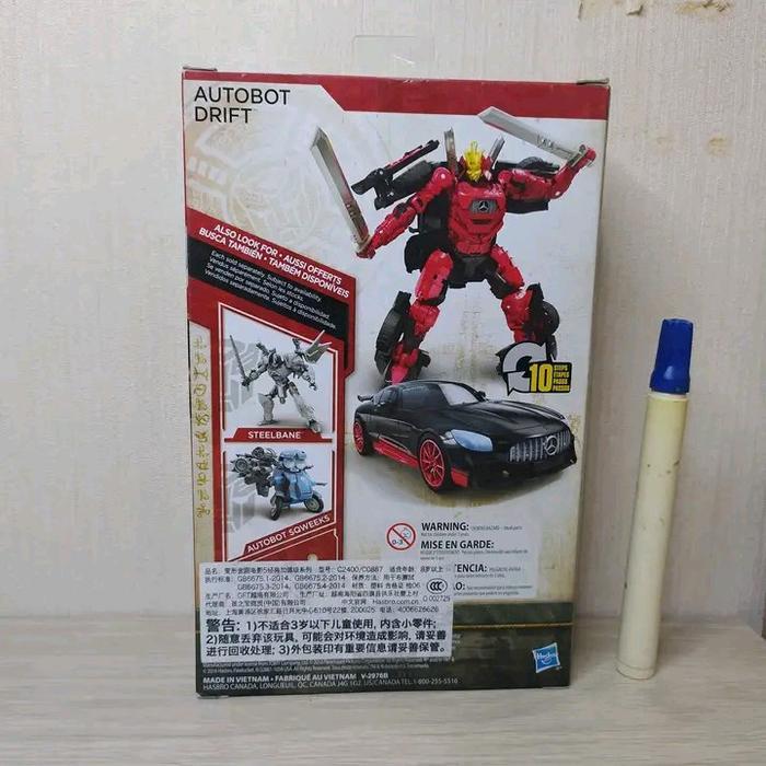 HOT SALE MAINAN DEFORMATION FIGURE AUTOBOT DRIFT TRANSFORMERS BY HASBRO TINGGI SEKITAR 6 INCH