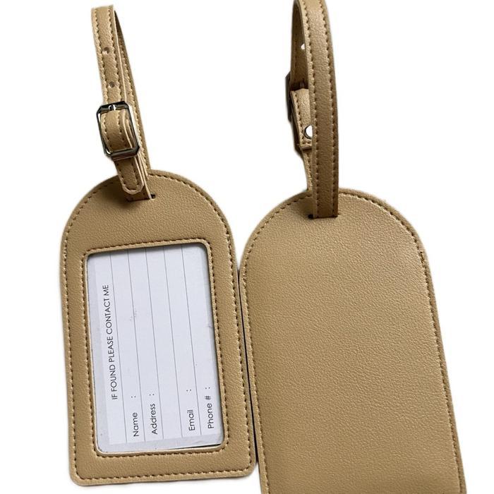 Luggage Tag Bag Tag Leather Luggage Tag Terlaris
