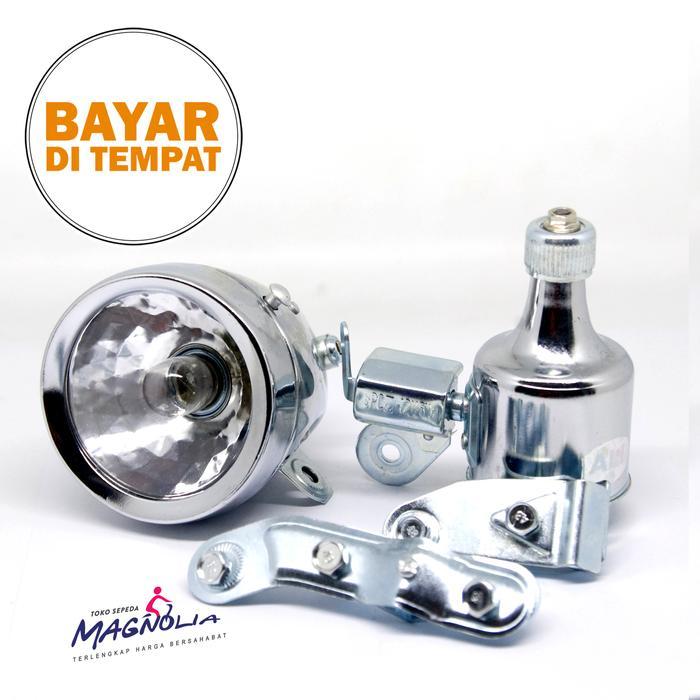 Lampu Dinamo Sepeda Ontel Kebo Mini Jadul Lampu Sepeda Jadul Kuno