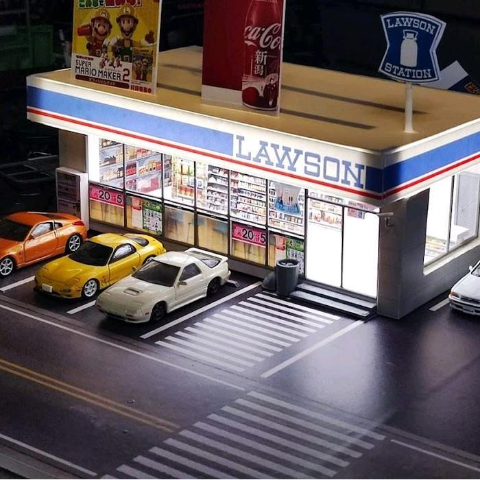 PROMO Diorama Lawson skala 64 BE5T QUALITY