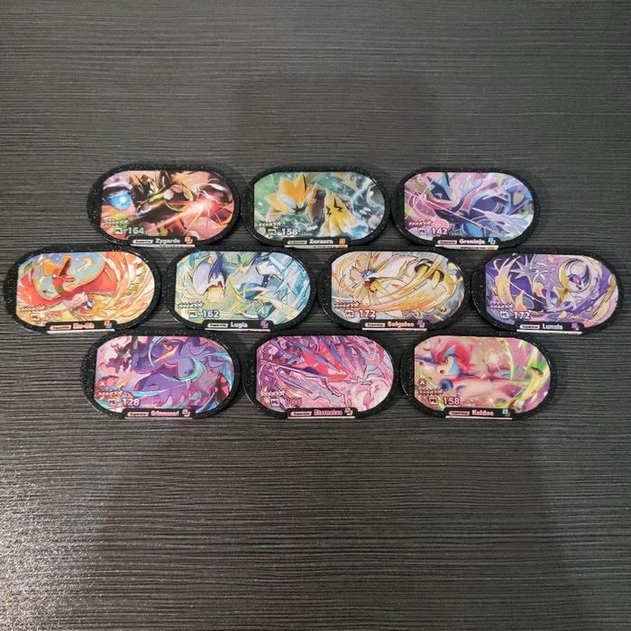 PROMO Pokemon Mezastar Zeraora Zygarde Greninja Ho-oh Lugia Solgaleo Lunala Eternatus Grimmsnarl