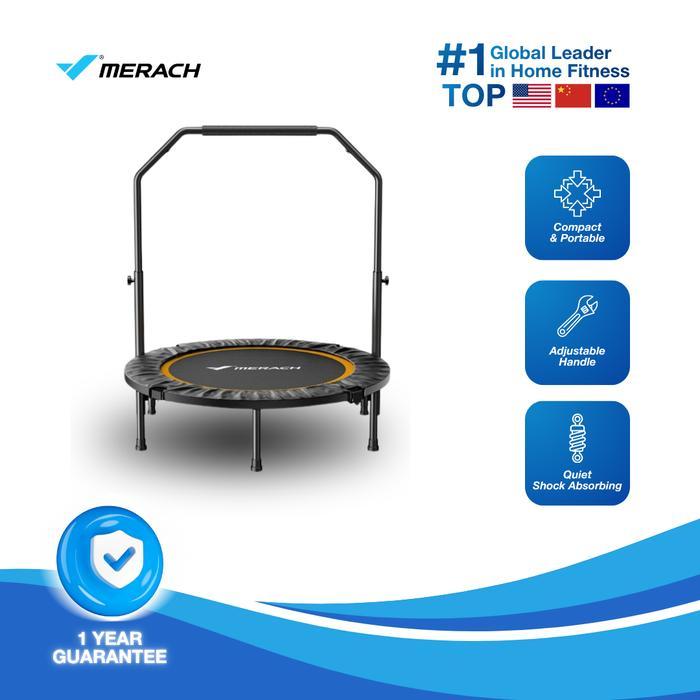 MERACH Mini Trampoline / Trampoline Fitness / Kardio Rumahan