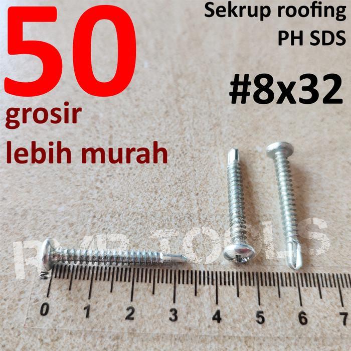 #8X32 SEKRUP ROOFING SDS PH / BAUT SEKRUP BAJA RINGAN PH 8 X 32 MM