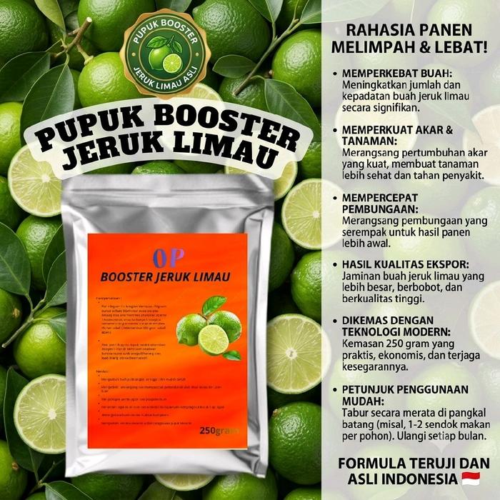 PUPUK ORGANIK BOOSTER JERUK LIMAU 250GRAM