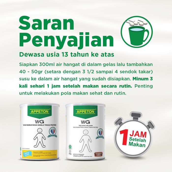 Susu Appeton Wg Dewasa 450Gr Rasa Cokelat