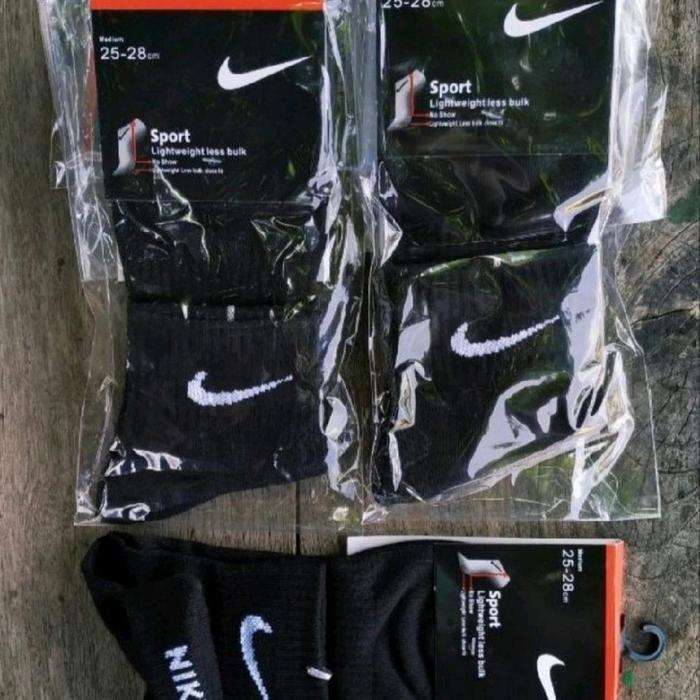 KAOS KAKI NIKE ORIGINAL HITAM & PUTIH