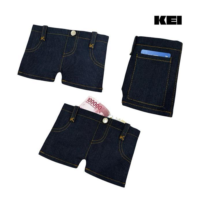 KEI Official - Denim Wallet / Dompet Jeans /Dompet Denim 10 Oz Original