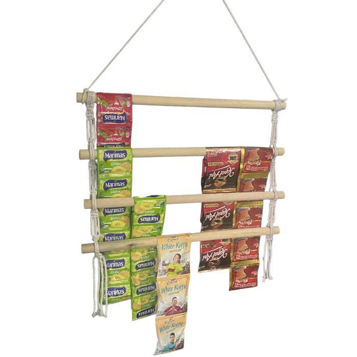 NEW hanger 50cm rak gantungan snack , rak gantungan kopi gantungan jajanan rak warung buat di kamar