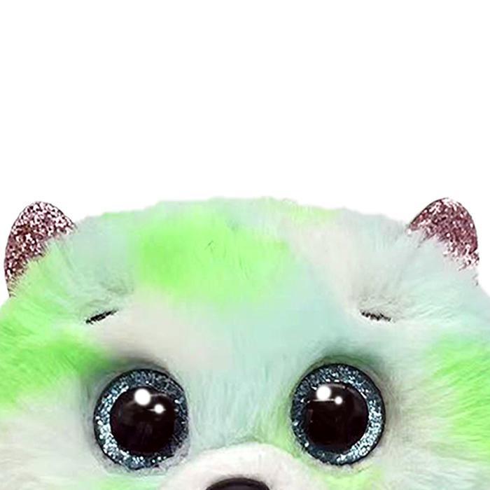 Ty Puffies Ball Boneka Hewan Cat Ty95340 - Hijau Original