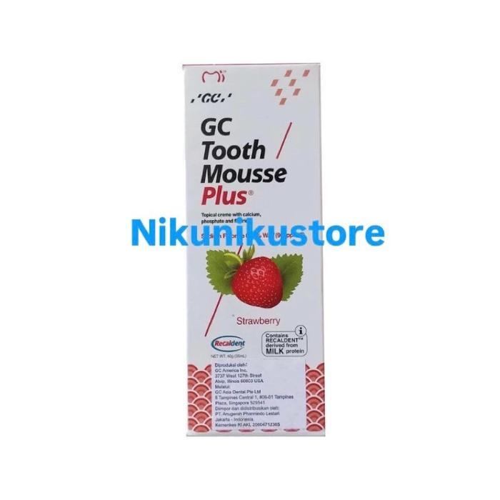 Maria - Gc Tooth Mousse Plus Original Dewasa Vitamin Gigi Gc Tooth Sikat Gigi Gc Tooth Mousse