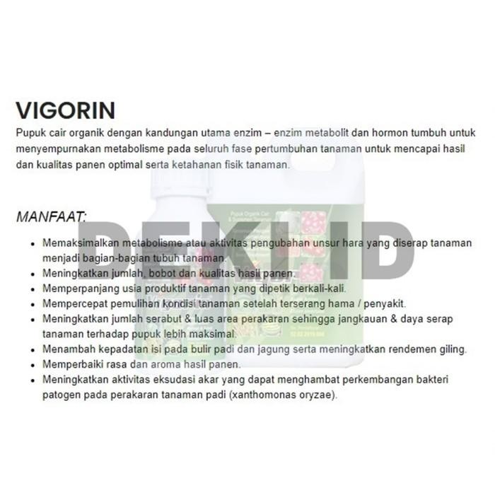 

Promo Pupuk Asam Amino Fulvat Humat Vigorin 1 L Organik Cair Nutrisi Tanaman Sale