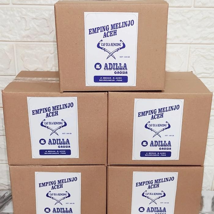 

EMPING ACEH SUPER TIPIS ADILLA 500GR KEMASAN DUS KARTON