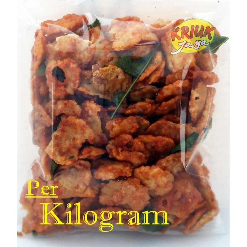 EMPING PEDAS MANIS DAUN JERUK - EMPING THAILAND ( KILOAN / CURAH )