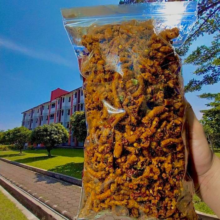 

CEMILAN 500GR KERIPIK USUS AYAM CRISPY KRIUKK SNACK FOOD KERING MAKANAN USUS PEDAS CRISPS & PUFFED