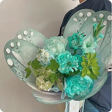 

((((()paling dicari] [ 10SET ] KERTAS BUNGA KUPU / BUTTERFLY CELOPHANE Flower Wrapping Paper