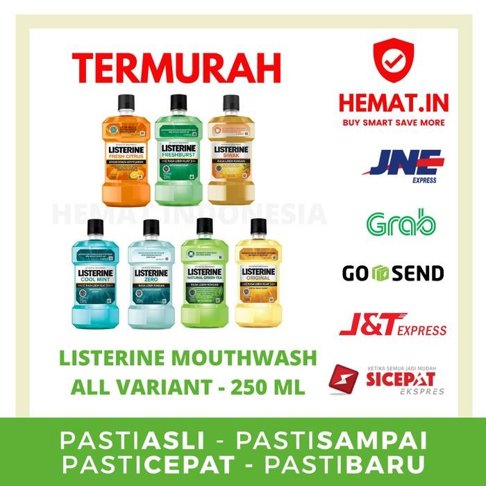LISTERINE 250 ML 250ML ORIGINAL OBAT KUMUR LISTERINE MULUT