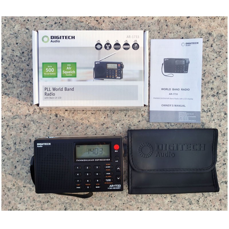Hamgeek Deshibo Ar-1733 Australia Version Portable Full Band Radio Fm/Am/Sw/Lw/Air Dsp Receiver Pll