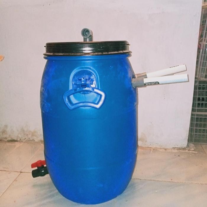 EMBER FILTER KOI KOI DENGAN TONG 30 LITER