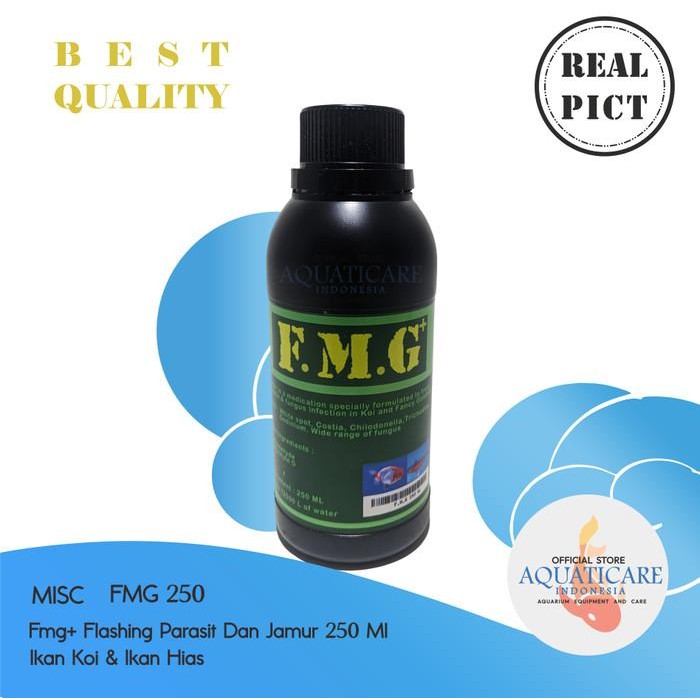 Fmg+ Koi Untuk Flashing Parasit Dan Jamur 250 Ml