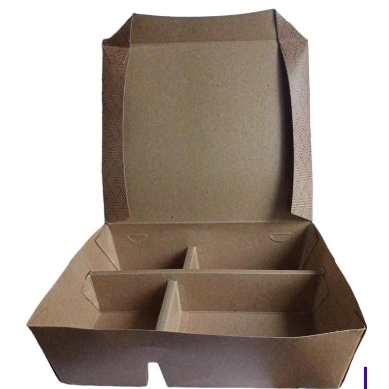 Promo DUS KOTAK NASI SEKAT 4/ PAPER LUNCH BOX / DUS NASI /KOTAK BENTO