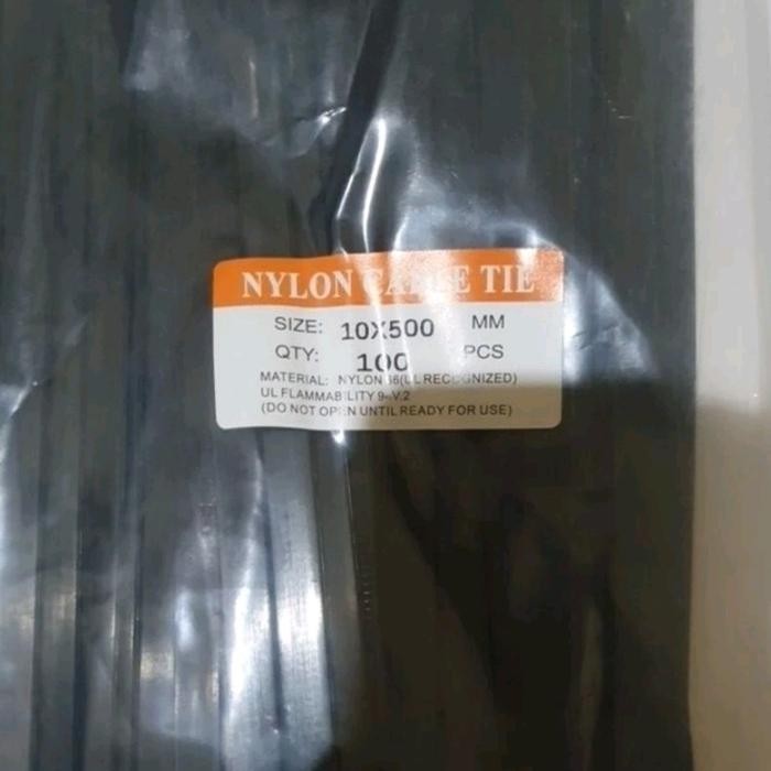 

Kabel Ties 10 X 500 Mm Nylon Cable Tie ( Lebar 1 Cm X Panjang 50 Cm )