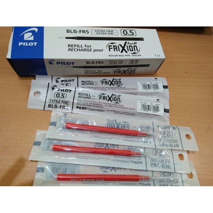 

Refill isi pulpen frixion pilot 0,5 MERAH / RED