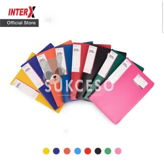 

Inter X Clear Holder Isi 20 Pocket Varian Warna-Warni/ Map Murah