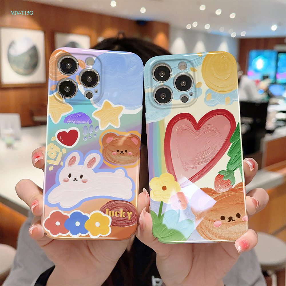 Casing Hp Untuk VIVO V23 T1 T1X S1 5G Case Casing Hp Softcase Kesing C4 UDE FL-1 1071